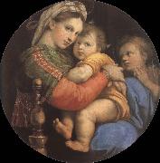 RAFFAELLO Sanzio The virgin mary in the chair oil painting on canvas